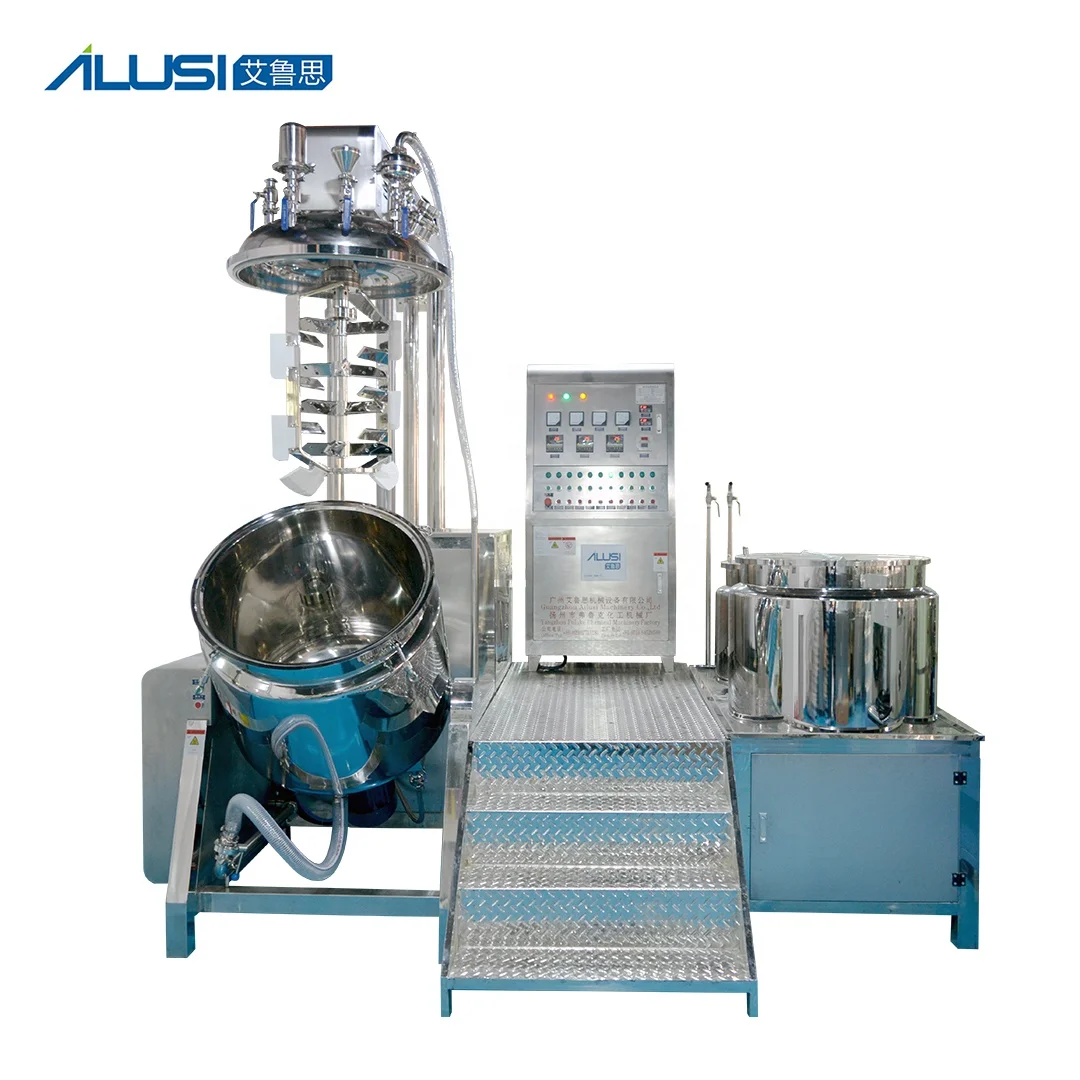 Lotion Mixing Machine Lidocaine Cream Vacuum Emulsifying Mixer Medical Paste Equipment Vacuum Emulsifying Mixer