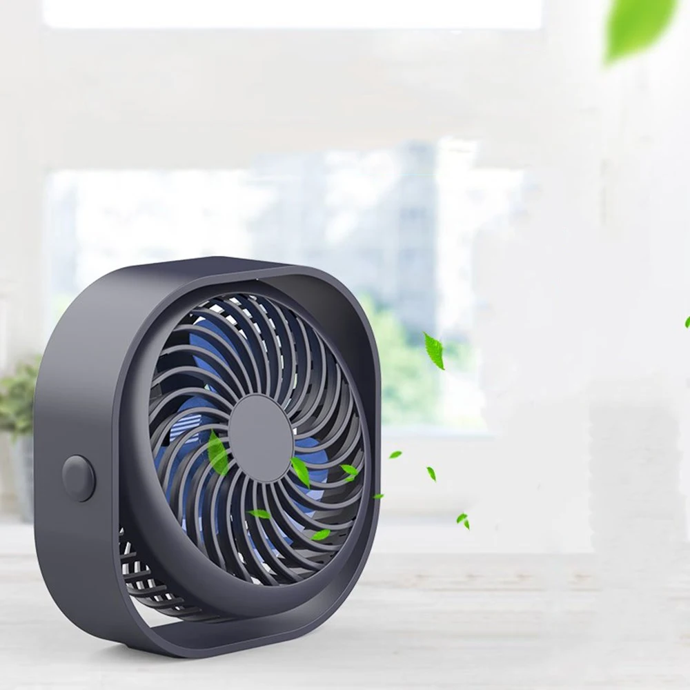 Регулируемый 360 градусов 3 скорости персональный охладитель воздуха USB мини настольный вентилятор