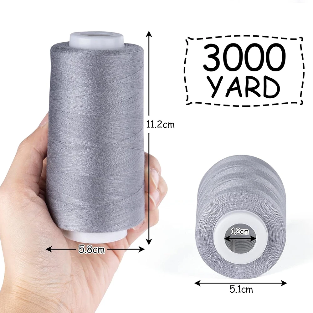 Wholesale Polyester Thread All Purpose Sewing Thread for Sewing Machine Over-lock Cone Sewing Supplies