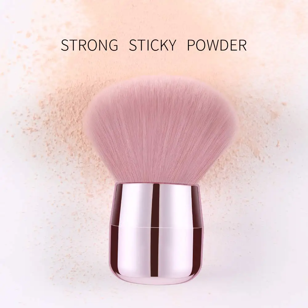 Factory OEM KabukI Single Soft Synthetic Powder Cosmetic Brush Professional Kabuki Brush Travel Kit