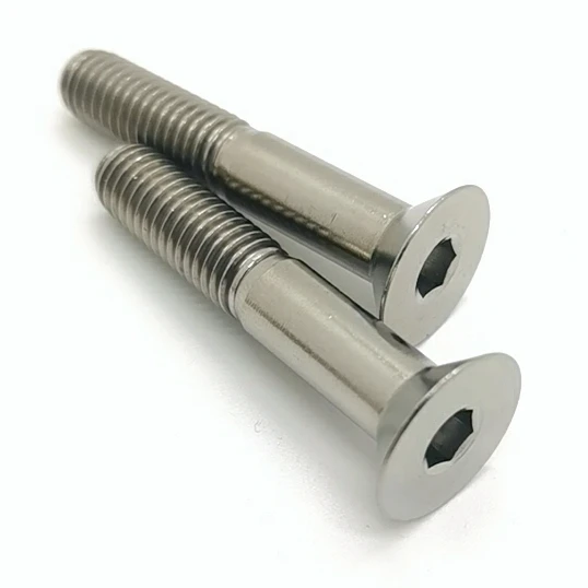 custom M6 Color Titanium Allen Torx Hex Screw Bolt M3 M5 M6 Flat Countersunk Motorcycle Titanium Screw bolts fasteners