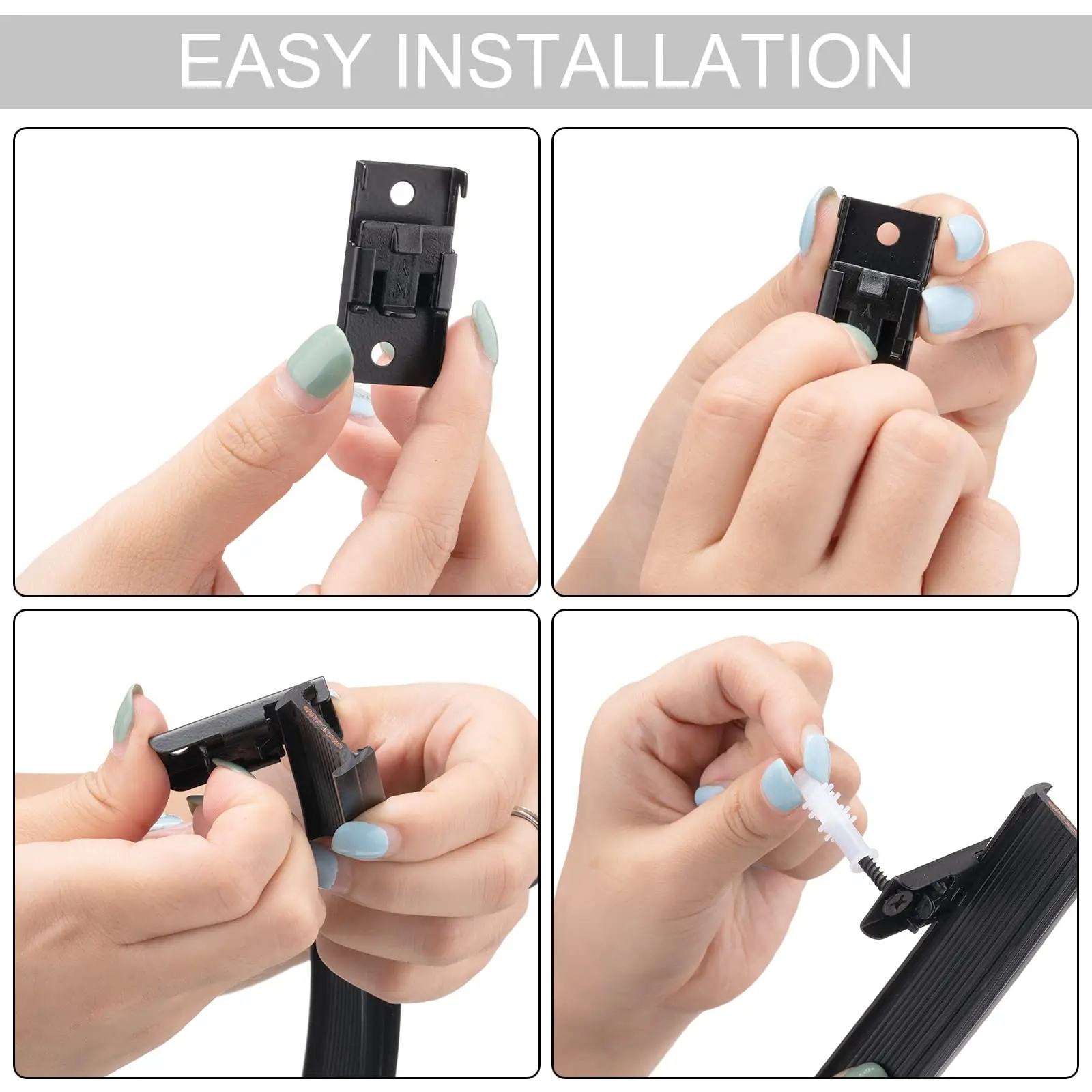 Wholesale Customized Aluminium Bendable Ceiling-Mounted Curtain Track Window Flexible Hospital Curtain Rails Track