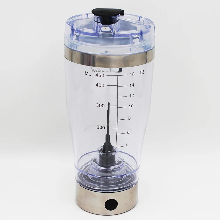Stainless steel Electric Vortex Mixer Bottle 16 Ounce 450ML 600ml High Torque Battery USB Powered with X Blade Self Stirring Mug