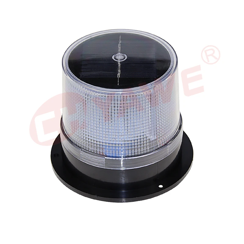 Solar Led Beacon LED traffic warning light LTD-6109 Strobe Beacon Flashing Solar Warning Light