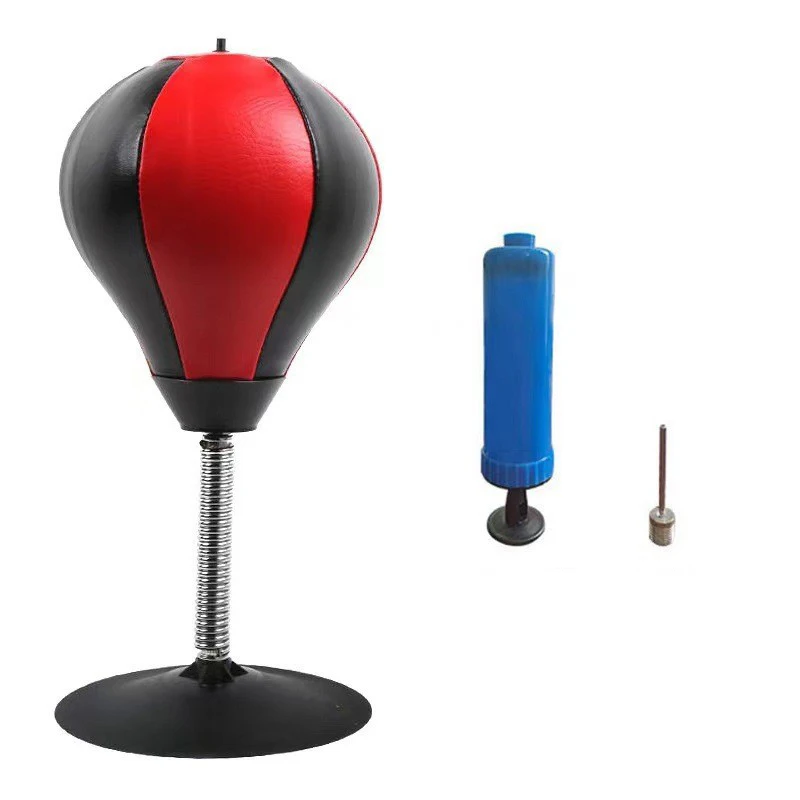 SANFAN High Quality Desktop Punching Ball Pu Anti Stress Punch Ball Desktop Punching Bag