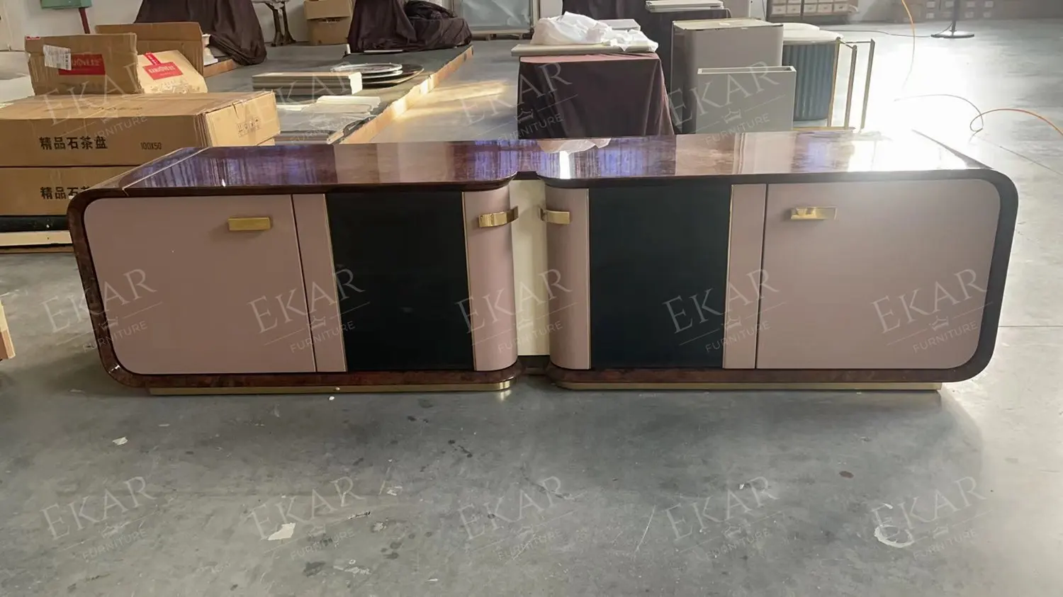 Modern Steel and Glass TV Stand  Stylish Entertainment Console