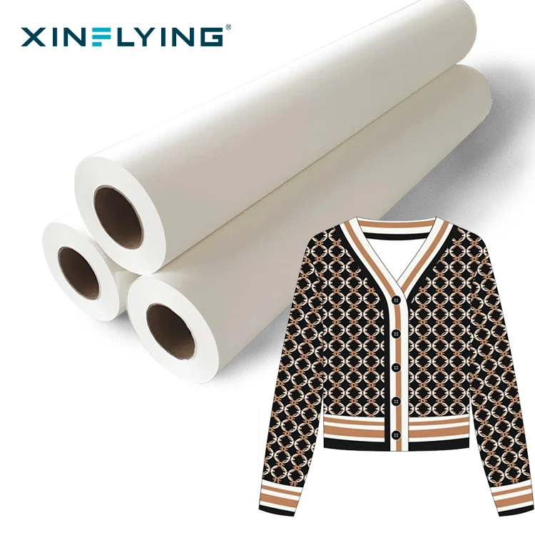 Производитель сублимационной бумаги XinFlying 50 г 70 90 100 44 дюйма рулон