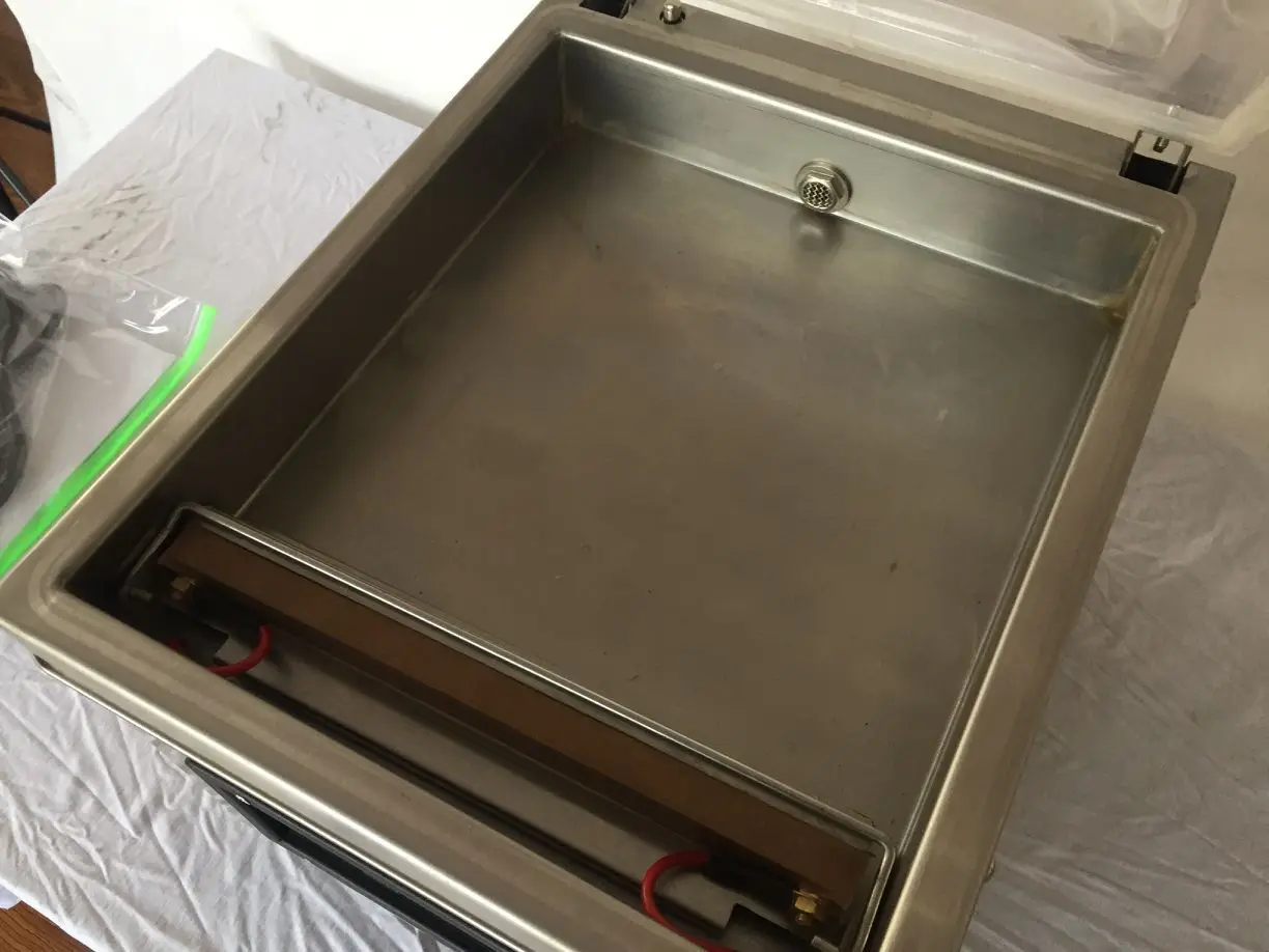 DZ-260  Automatic food vegetable rice fish single chamber vacuum sealer machine