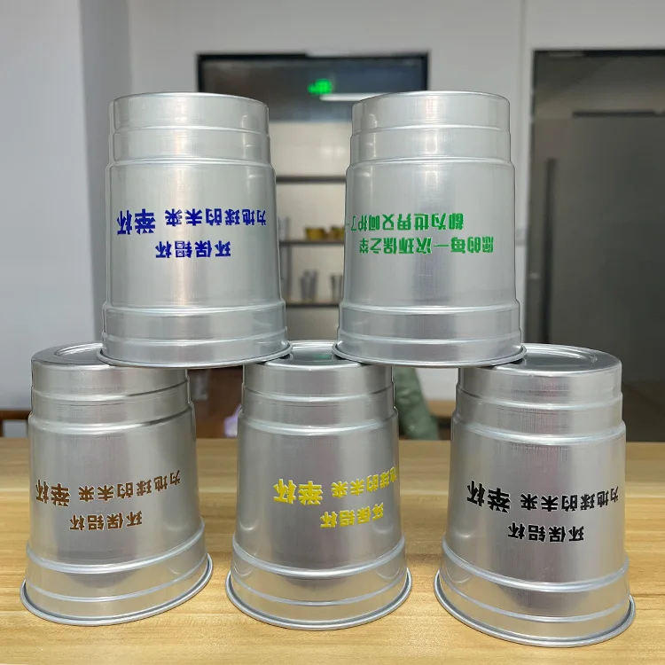 Hot Selling Bar Drinkware Cold Drinking Recyclable Aluminum Mugs Vasos De Aluminio Anonizados Para Beber