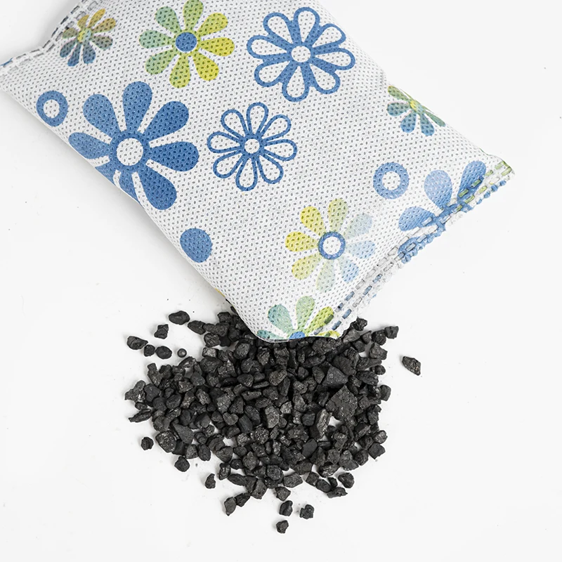 Hot Sale Shoe Freshener Natural Charcoal Bamboo Bags Car Air Freshener For Bathroom Hotel