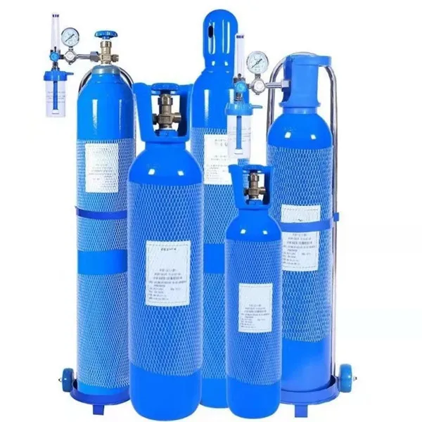 GOGO Medical Oxygen Cylinder Tank Aluminium Oxygen Gas Cylinder For Hospital And Home Use
