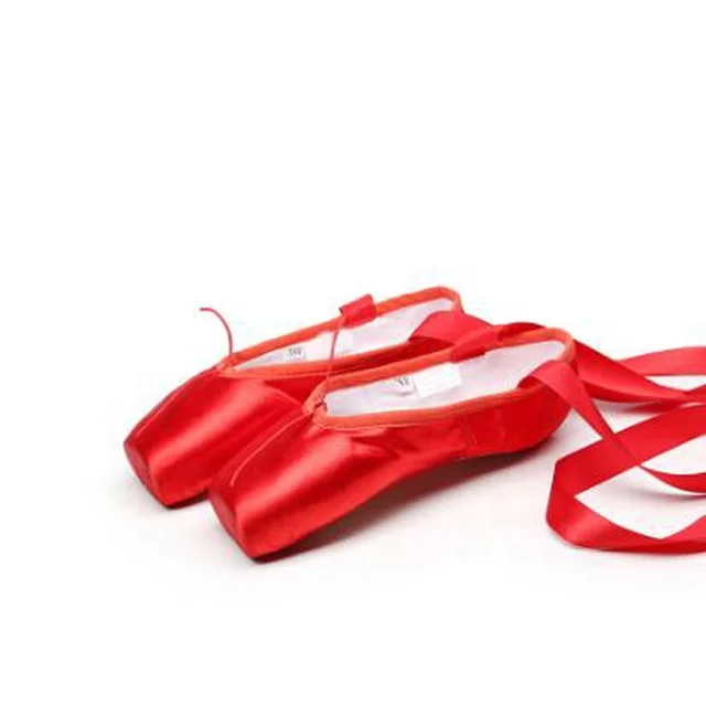 Woman/Ladies Red Ballet Pointe Shoes For Sale Pointe Ballet Shoes OEM Dance Ballet Shoes