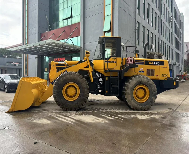 Good Condition Komatsu WA470-3 wheel loader for sale Used Komatsu WA320-3 WA600 Wa380-3 WA320-5 wheel loader for sale