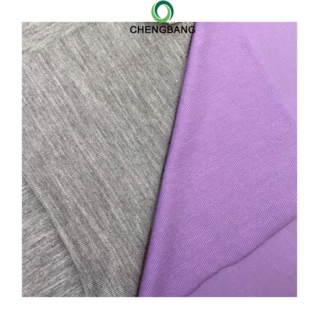 260gsm 95% bamboo Fiber 5% Spandex bamboo french terry knit fabric for sleep wear, t shirt