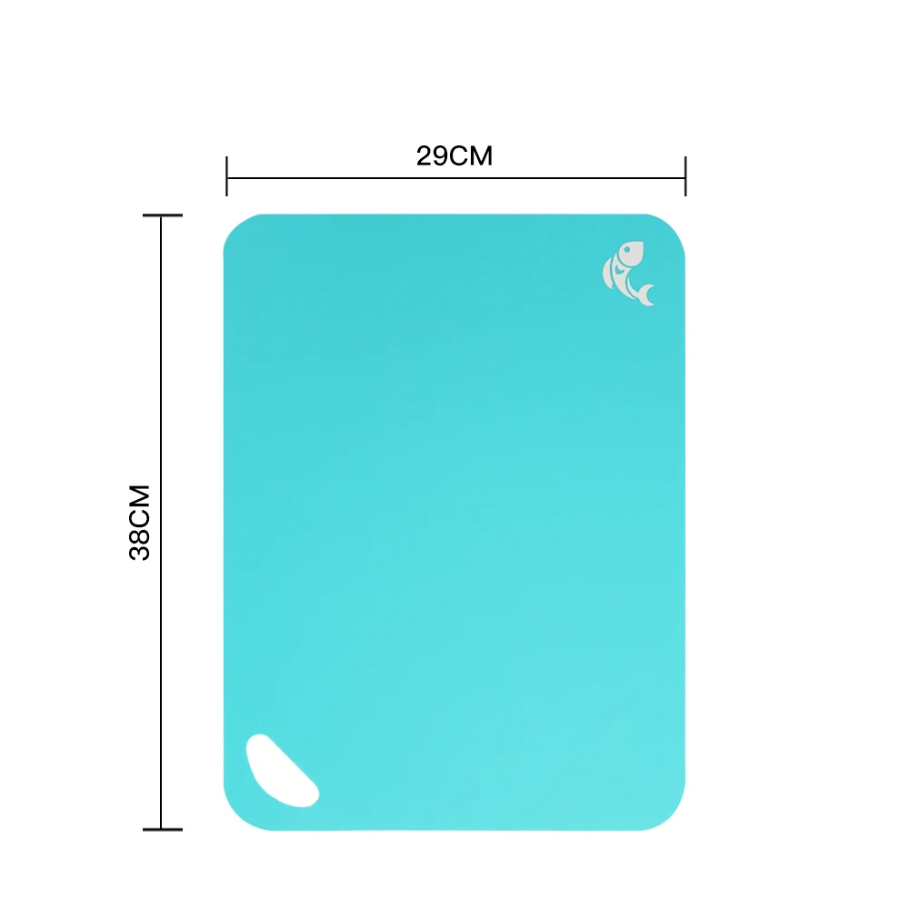 hot sale different color Eco-friendly plastic flexible plastic cutting board mats