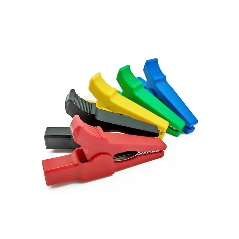 10A 69MM High Quality Nylon Insulated Pure Copper Material Test Battery Clip