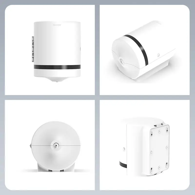 Wall Mounted Tissue Roll Toilet dispenser Punch Free Center Pull Paper Roll Dispenser Holder For Hotel