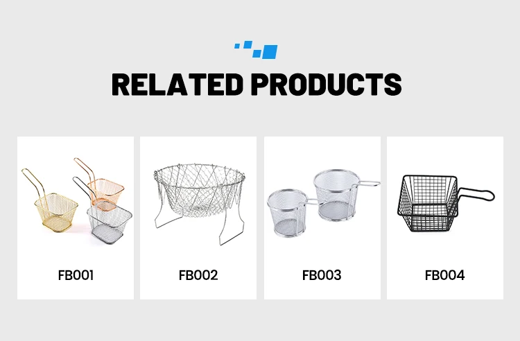 black frying basket