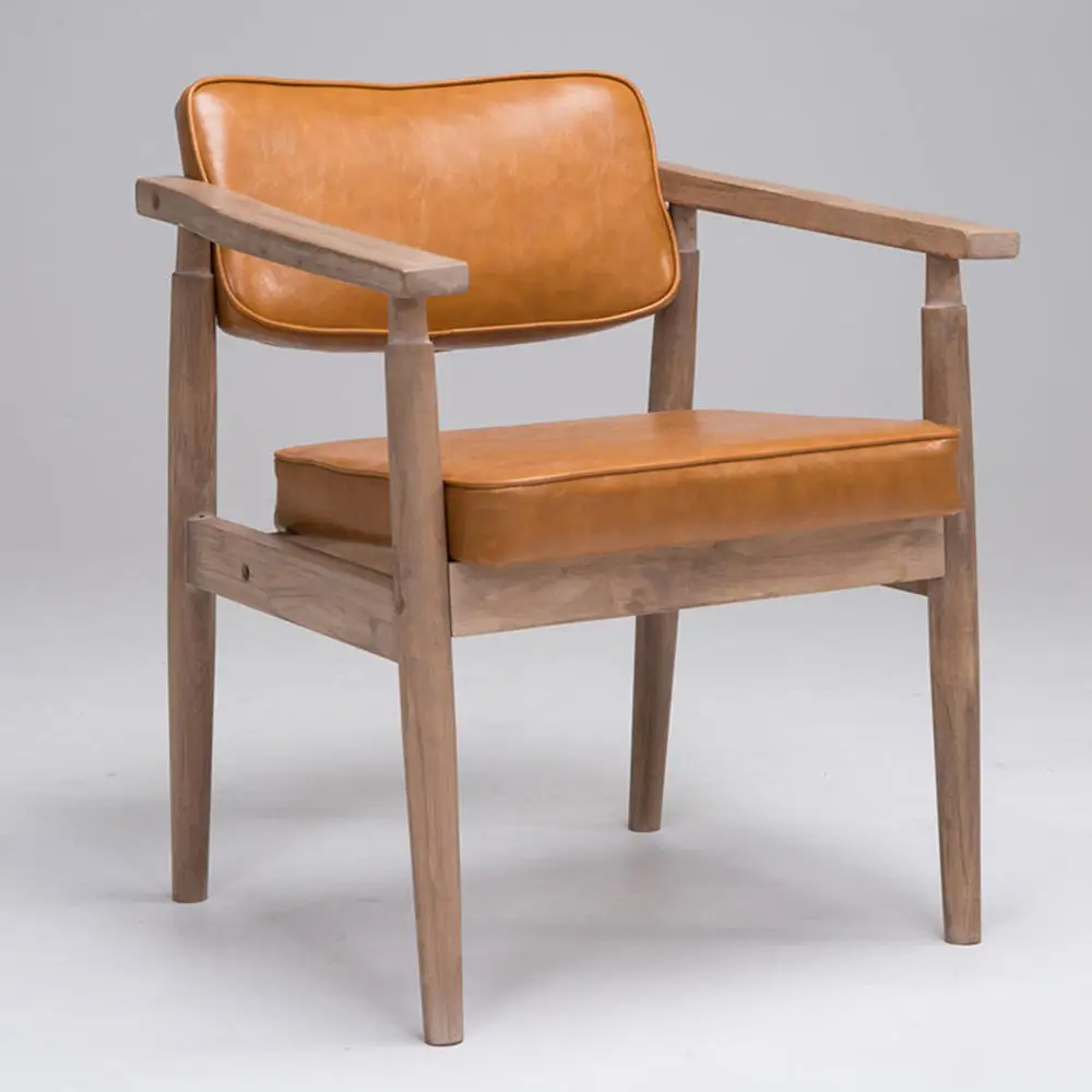 Best Selling Products Outdoor Simple Leisure Chair Nordic Wooden Green Dining Chairs