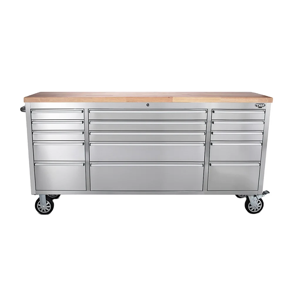 UFIT 72 inch stainless steel Empty Storage Truck Metal garage Tool Box