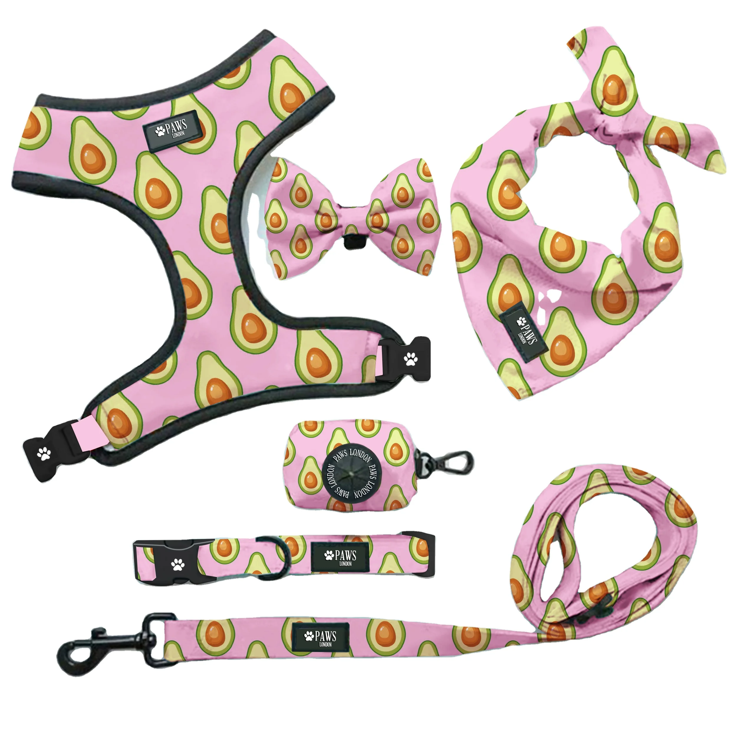 Wholesale Personalized Most Popular Super Comfort Breathable Soft Neoprene Custom Dog Harness Set, Adjustable Reflective Harness