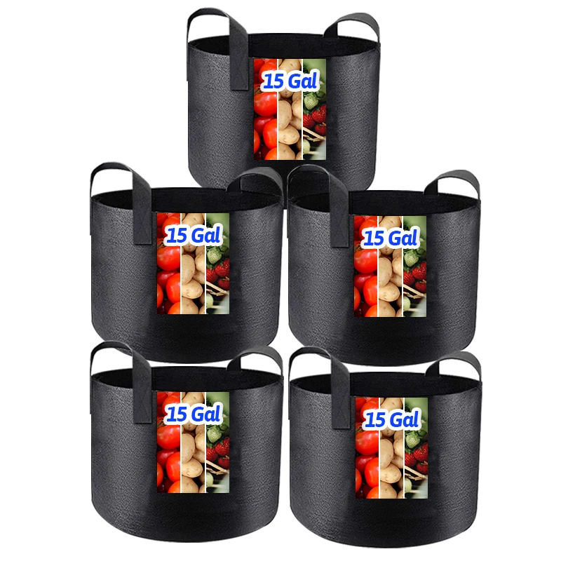 1/2/3/5/10/15 planter grow bag tree seeding pot fruit fabric plant pots Flower pot 100 gallon grow bags for planting vegetables