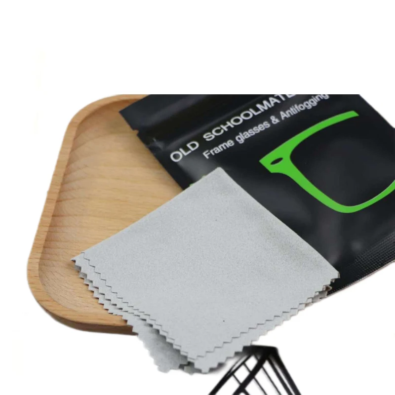 eyeglasses cleaner anti-fog cloth microfiber cloth lens cleaning sheet