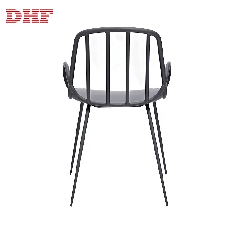 New Style Modern Leisure Metal Dining Chairs Cafe Restaurant For 1 People