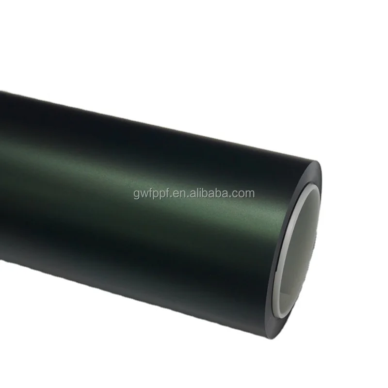 GWF TPU Satin Venom Green PPF Paint Protection Anti-scratch Film Manufacturing Color PPF Film TPU Car Wrap Color TPU PPF Wrap