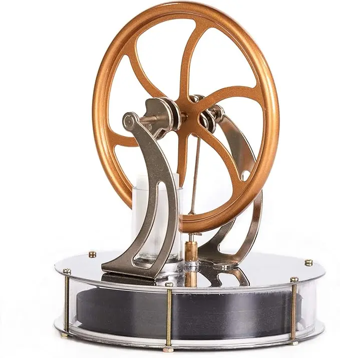 Low Temperature Stirling Engine Motor Steam Heat Education Model Toy Kit For Mechanical Skills