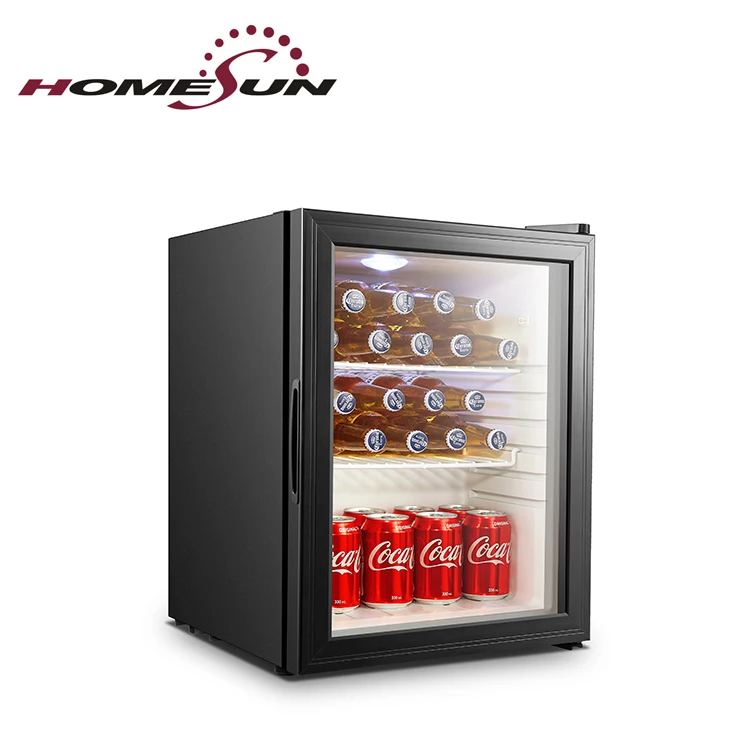 35 Liter super cooling cfc free micro domestic room bar small refrigerator with glass door