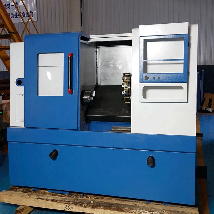 TCK36A linear guide metal cnc lathe with hydraulic turret chuck