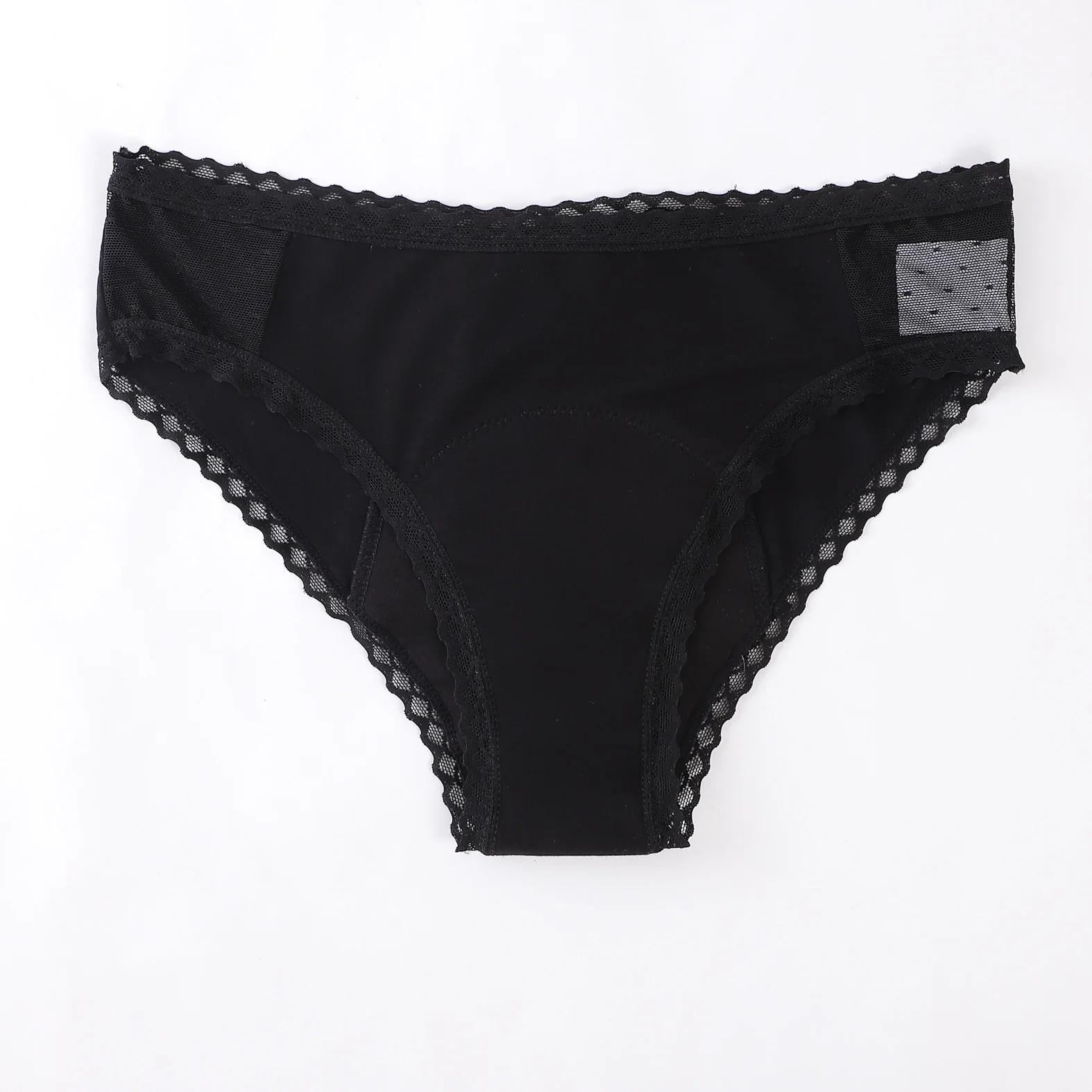 Новинка, хорошее качество, 4 слоя, герметичные, маленькие MOQ, бамбуковое волокно, плюс размер, менструальные трусики