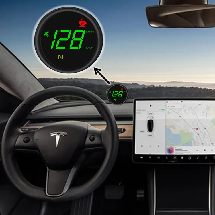 TENET GPS hud speedometer Head up display for car tesla MODEL 3 Model Y