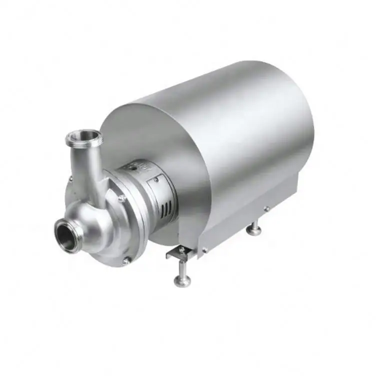 SUS304 SUS316 Sanitary Self Priming Pump For Milk and Beer