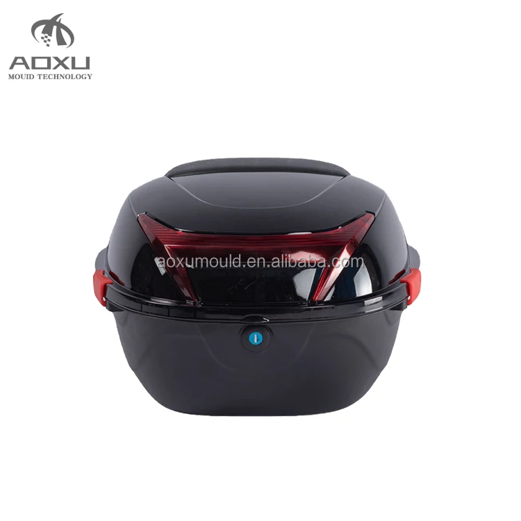 Plastic Motorcycle Helmet Storage Case Injection Mold Plastic Tail Box Mould