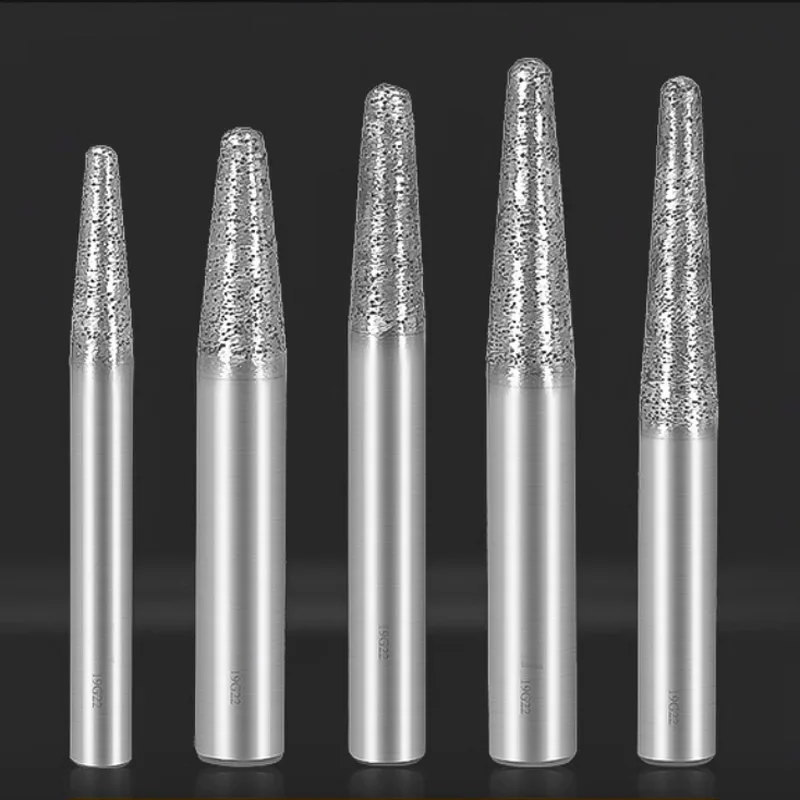 Hualong wholesale Stone carving cutting drill Router Bit CNC tool milling cutter Sintered Diamond Engraving Bits For Granite