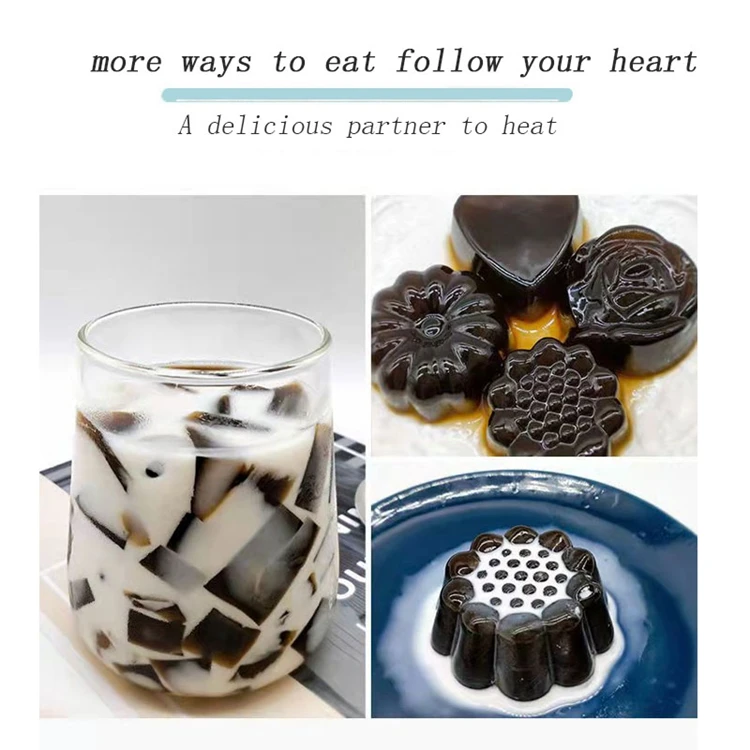 Convenient Q Bounce Mixed Color Coffee Flavored Jelly Make Powder For Milk Tea bubble tea ingredients raw material