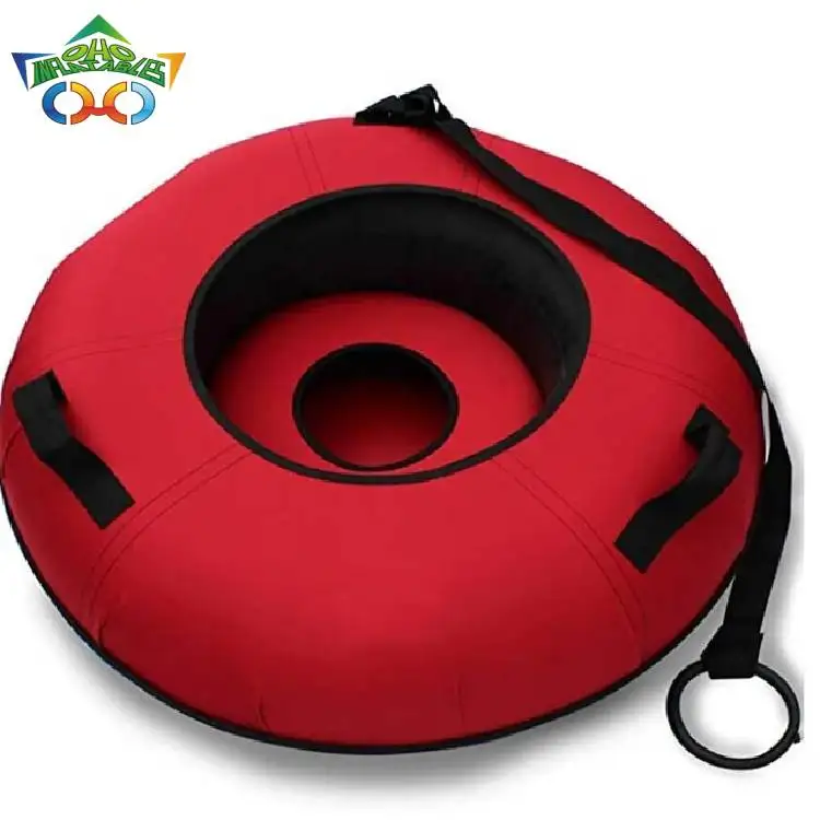 Высококачественная буксируемая надувная Снежная трубка OHO с ручкой для зимних видов спорта вместе с друзьями семьи