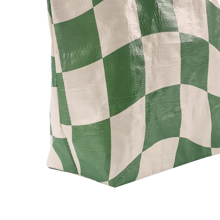 Wholesale Custom Printed Eco-Friendly Recyclable Polypropylene Tote Bag Grocery TNT PP Laminated Woven Shopping Bag for Gifts