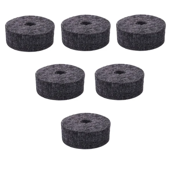 4cm Black Drum Felt Pad Set Factory Direct Common Use Antiskid Grey Accessories