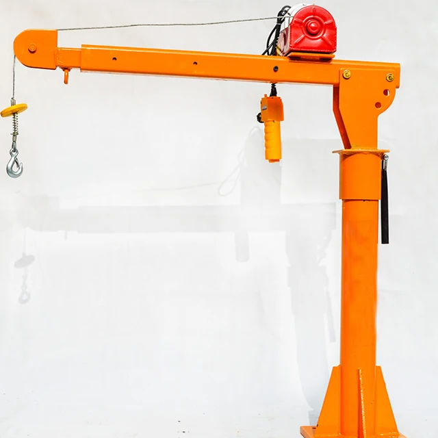 Hydraulic Portable pickup 1 ton used mini truck mounted crane with hoist