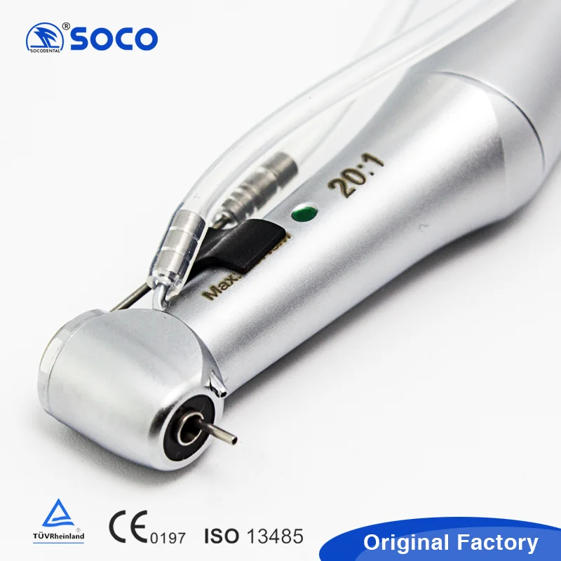Wrench type dental surgical contra angel handpiece SOCO 20:1 contra angle for implant