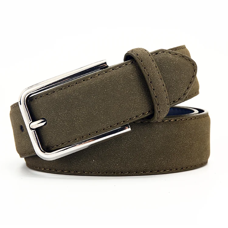 Genuine leather jeans belt for men vintage jeans casual leather belt