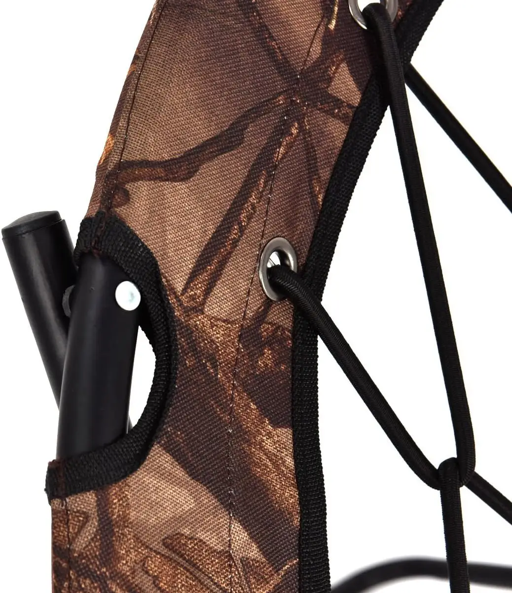 Garden Outdoor Gray Spider Web Folding  Round Bungee Chair Folding Moon Chair