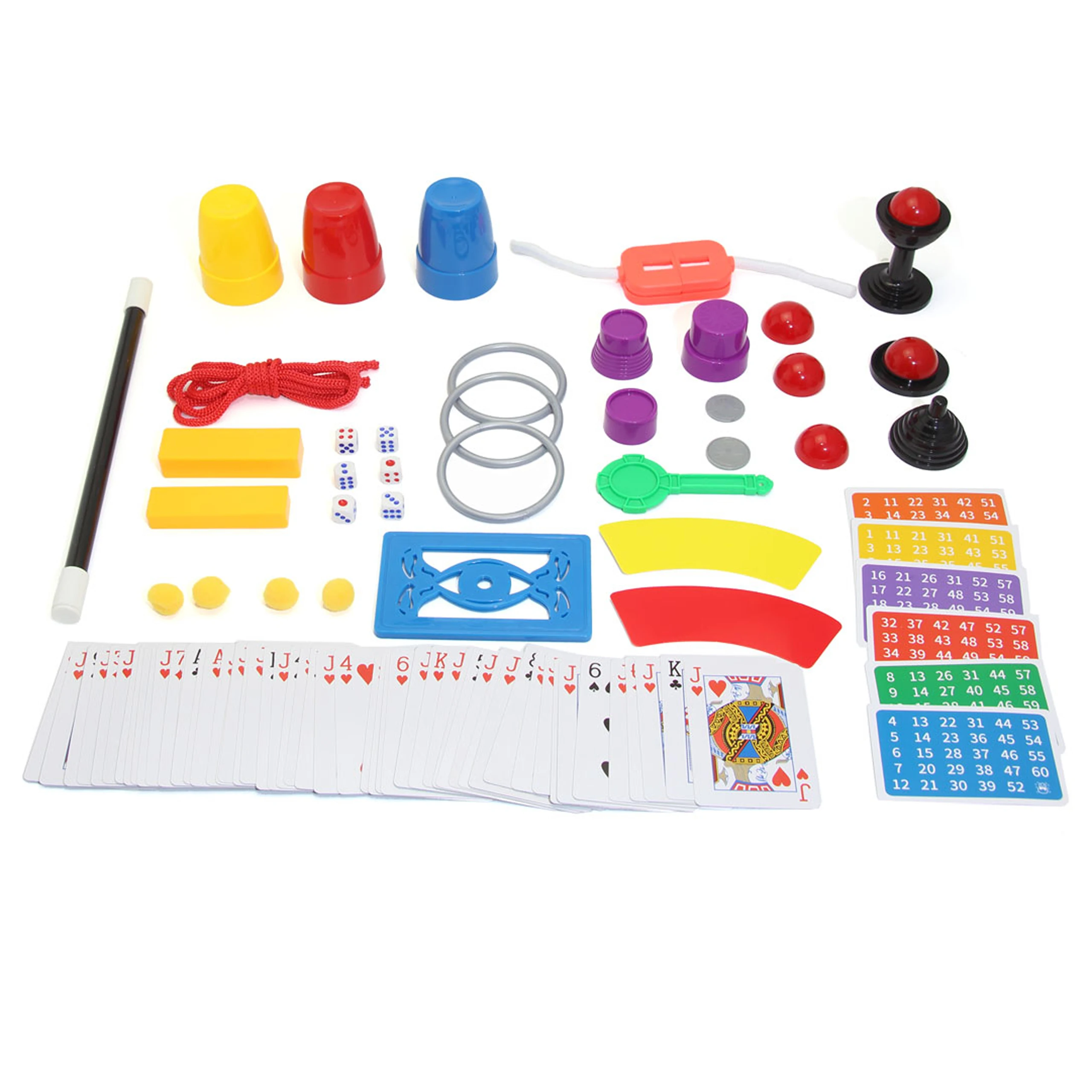 Amazing Poker Wand Magic Tricks Set Toy for Kids Plastic Magic Props Puzzle Gift Box