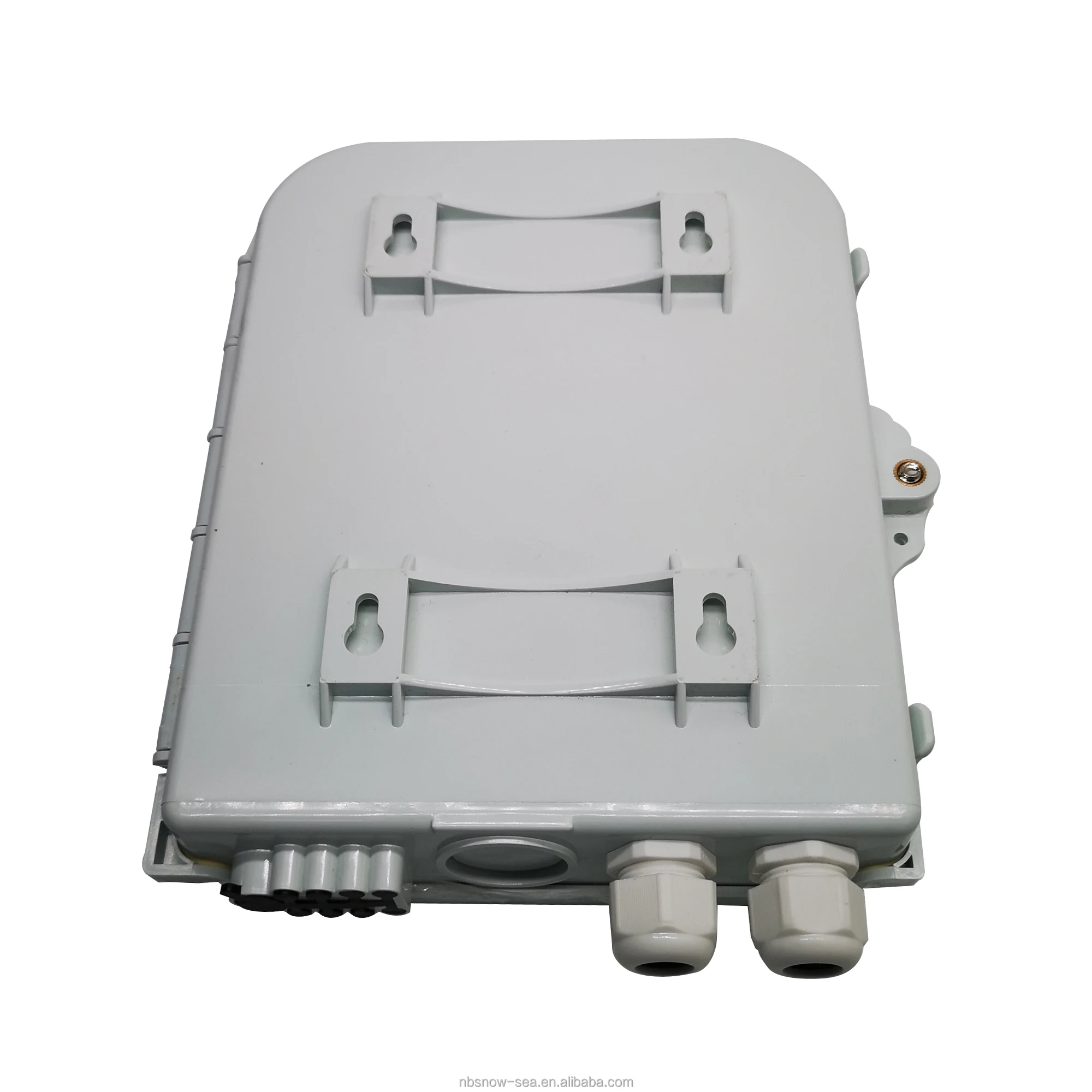 ABS+PC Material Waterproof 8 Cores FTTH Mini Fiber Optic Terminal Box / Splitter Box for Mini Stainless Steel Tube Optical Split