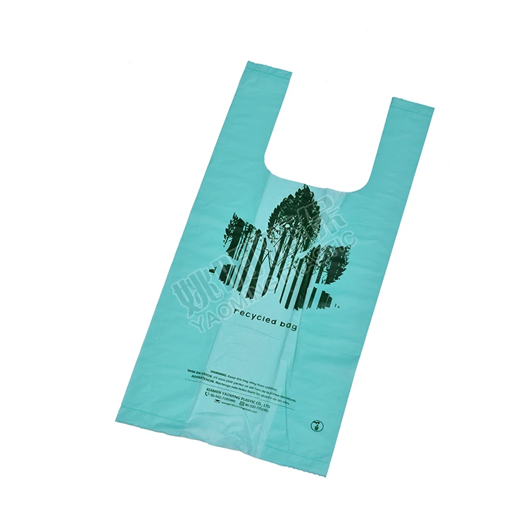 Personlized Pet Cat Dog Waste Easy Tear To Opening Post-consumer Recycled Poop Bag On Roll Box With Print Logo