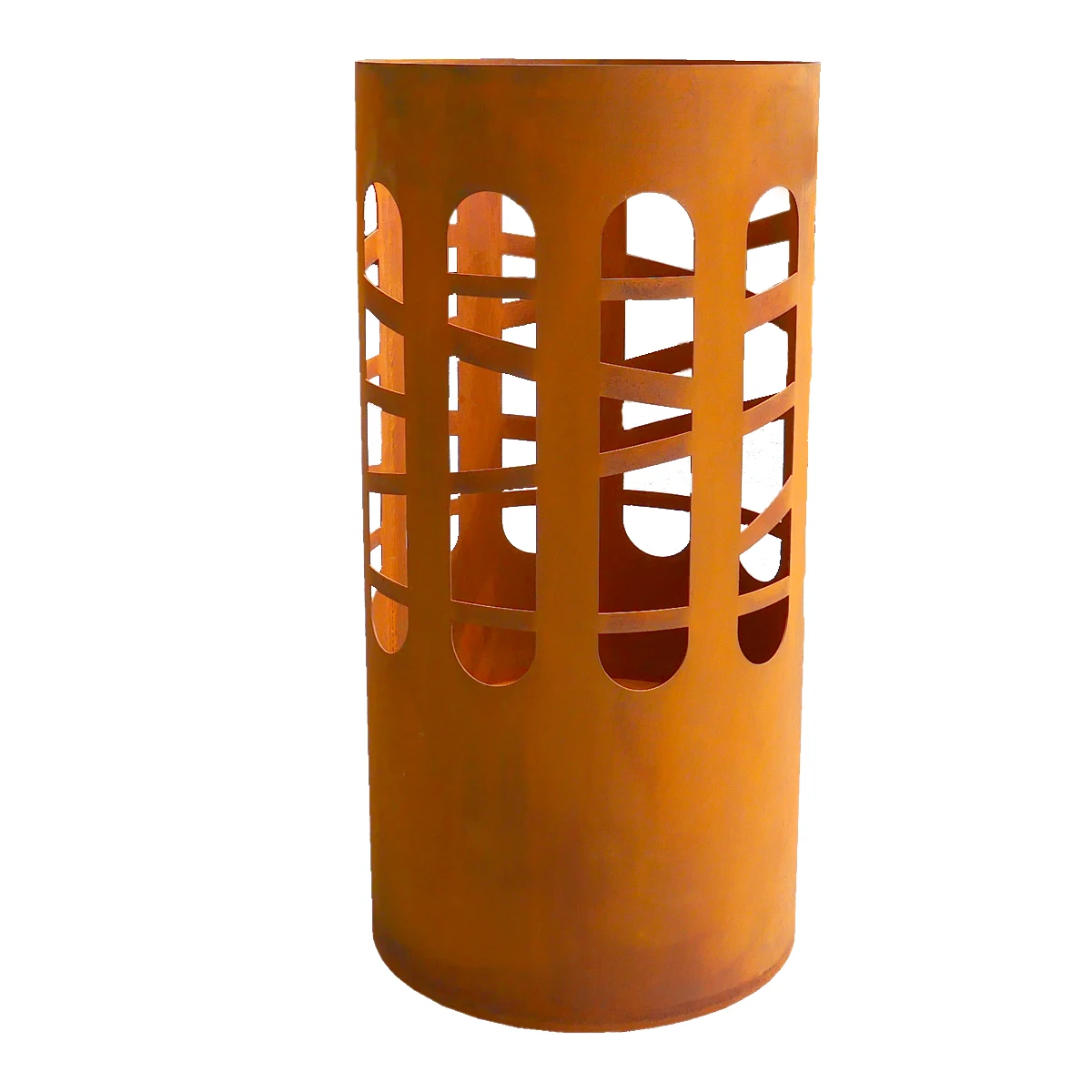 Custom Outdoor Corten Steel Fire Pit fireplace Garden Outdoor Warming Corten Steel Fireplace & BBQ Grill