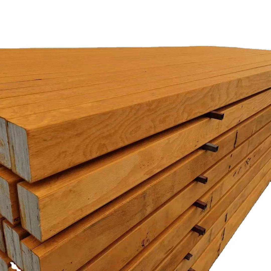 Woods White LVL 2x6 Lumber For Constructions And LVL Wooden Stud LVL Laminated Veneer Lumber